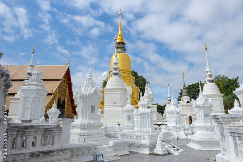 Wat Suan Dok in Chiangmai, Thailand.