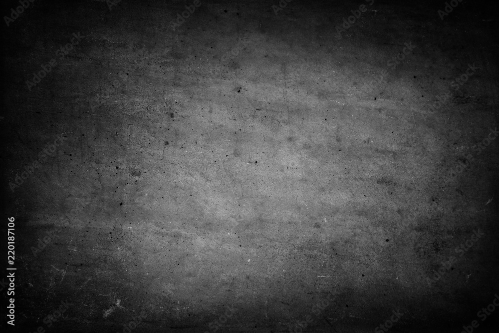 Grey concrete wall. Dark edges Grey concrete wall. Dark edges
