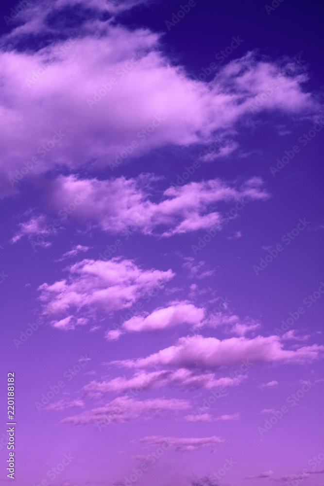 violet sky with clouds violet sky with clouds