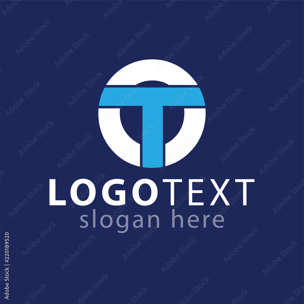 OT Initial letter abstract logo vector OT Initial letter abstract logo vector