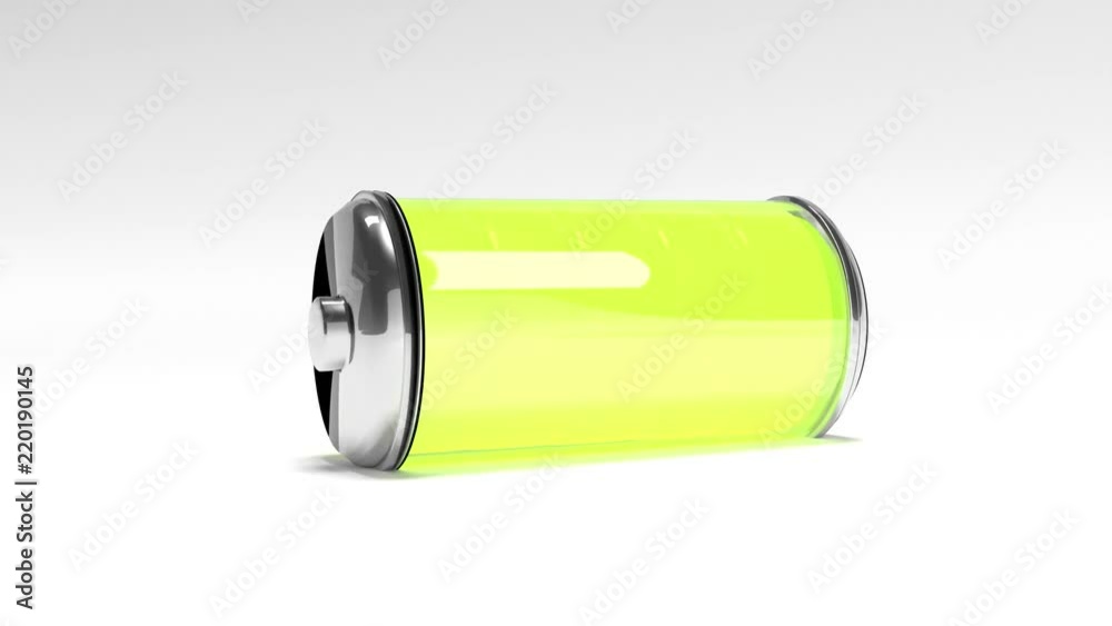 Charge battery green power full on white background battery charging Charge battery green power full on white background battery charging