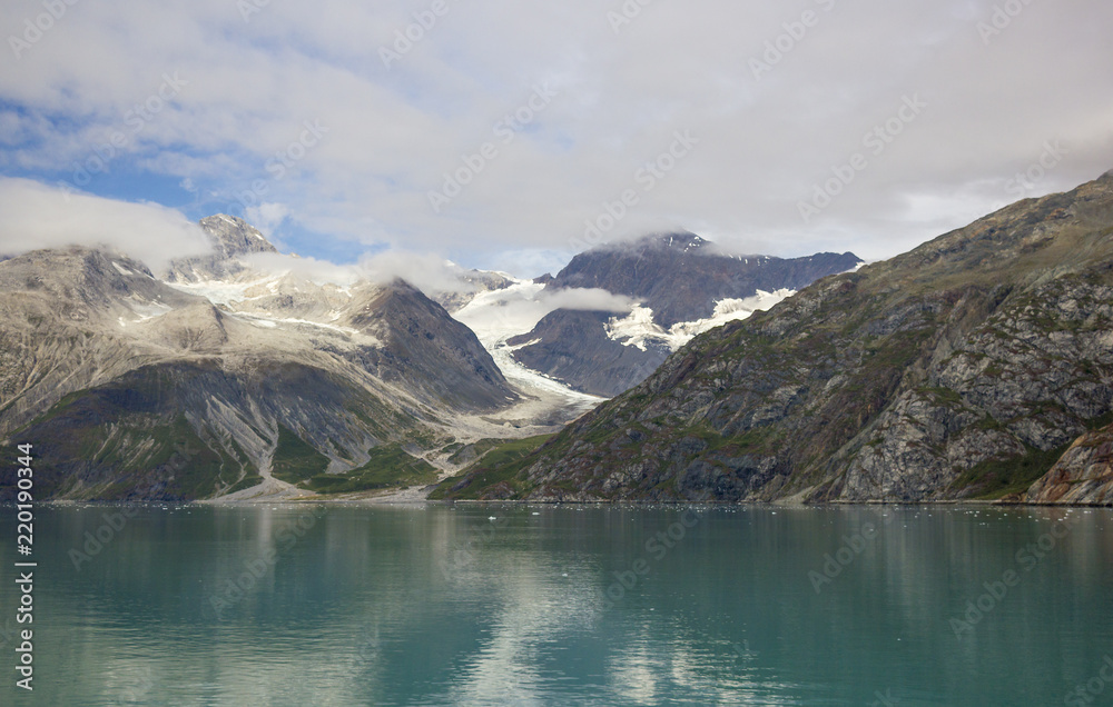 Fjords of Johns Hopkins inlet in Glacier Bay National Park, Alaska, USA