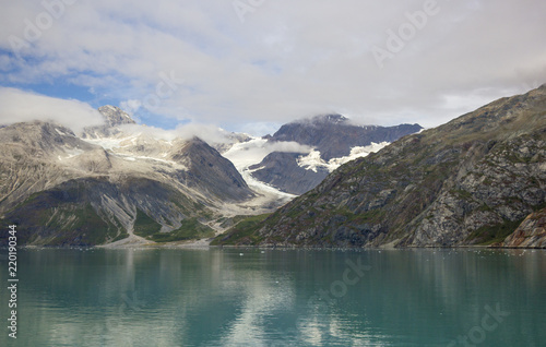 Fjords of Johns Hopkins inlet in Glacier Bay National Park  Alaska  USA