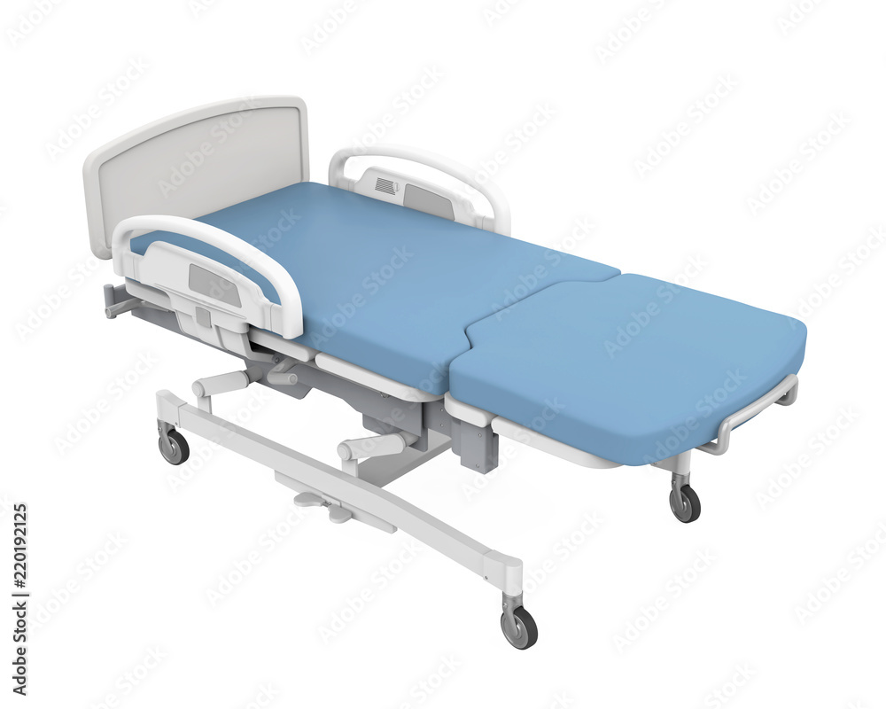 Hospital Bed Isolated Hospital Bed Isolated