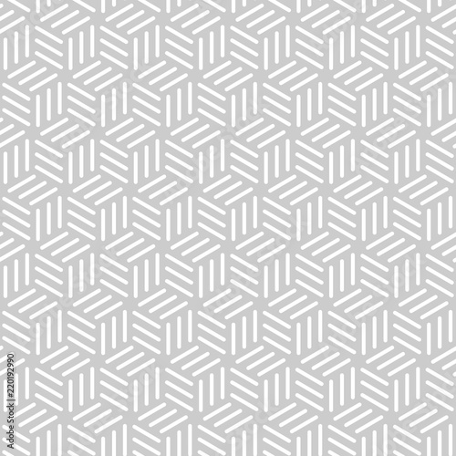 Abstract monochrome seamless pattern in asian style