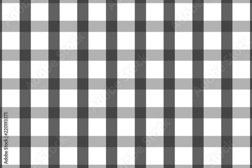 Plaid, check pattern gray and white. Simple background
