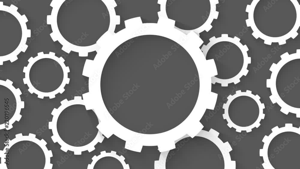 cogwheel abstract industrial background loop animation cogwheel abstract industrial background loop animation
