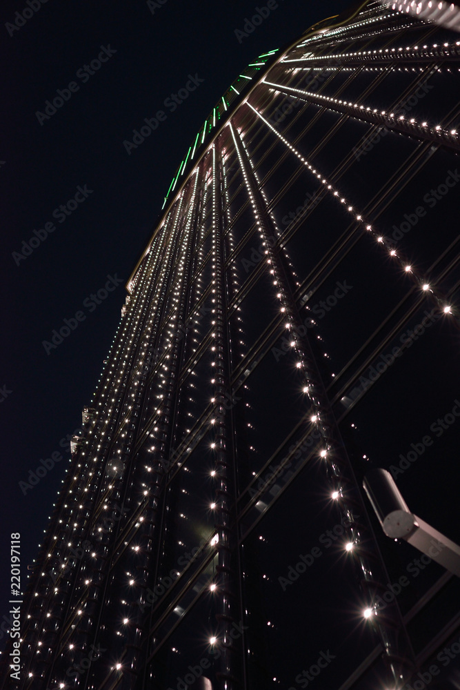 Fototapeta premium illumination of the building