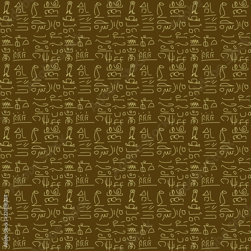 egyptian written language style background 