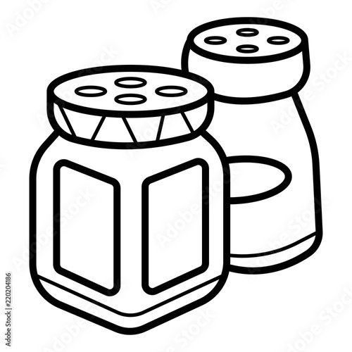 Salt and pepper icon