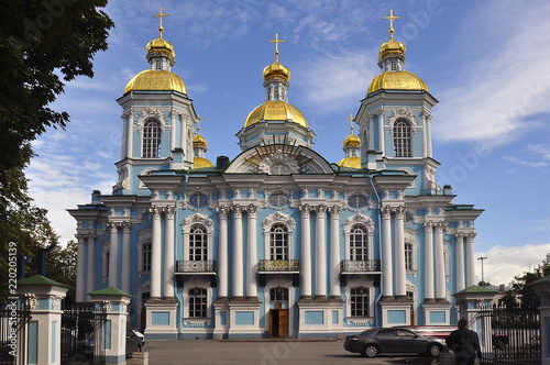 St. Nicholas Naval Cathedral, Saint Petersburg, Russia © Mistervlad