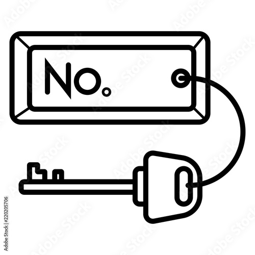 key icon vector