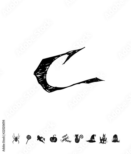 할로윈 포스터 / 손으로 그린 할로윈 그림