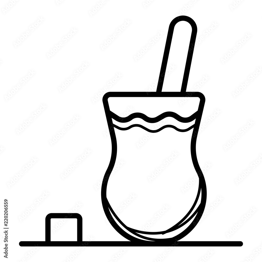 Turkish tea, traditional icon Turkish tea, traditional icon