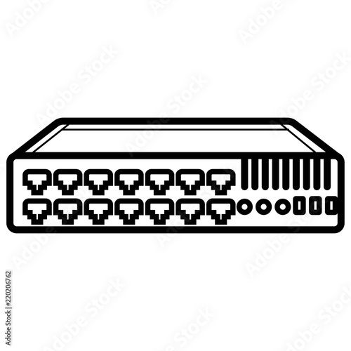 Ethernet switch icon