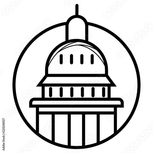 United States Capitol Building east facade - Washington DC United States