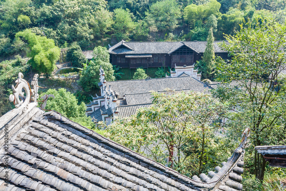 Mountain landscape of zhangjiajie national park, china Mountain landscape of zhangjiajie national park, china