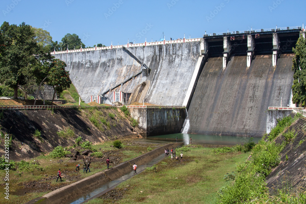 Bhoothathankettu dam and flood Kerala in India Bhoothathankettu dam and flood Kerala in India
