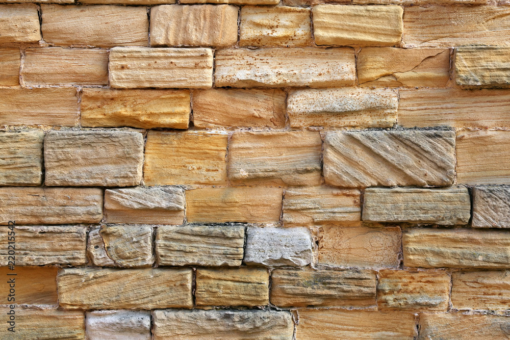 Obraz premium Sandsteinmauer