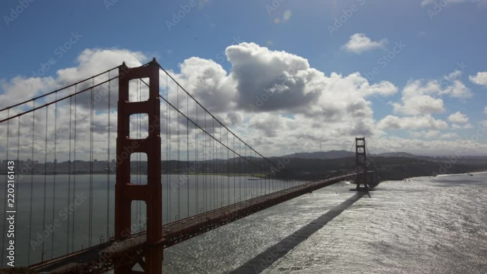 Time-Lapse: Clouds Move Over the Golden Gate Bridge Time-Lapse: Clouds Move Over the Golden Gate Bridge