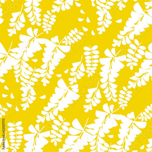 Simple yellow acacia flower...