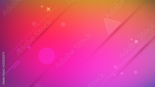 Colorful futuristic geometric background. with geometric elements composition. Eps10 vector.