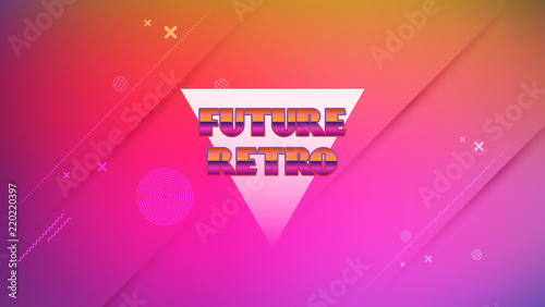 Colorful futuristic geometric background. with geometric elements composition. Eps10 vector.