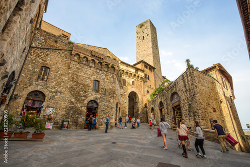 SAN GIMIGNANO, ITALY, MAY, 5, 2015 - View of San Gimignano , Siena province, Tuscany, Italy
