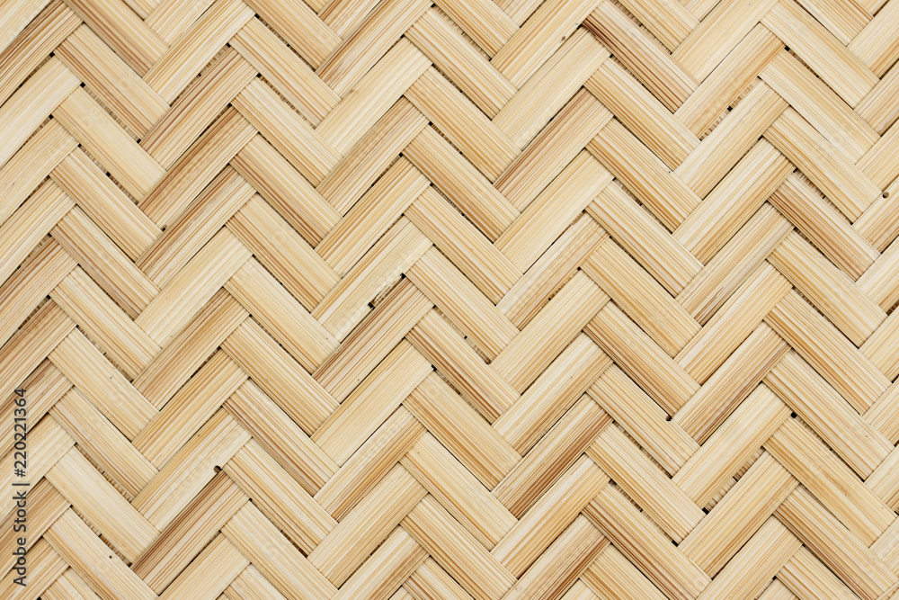 Close up of woven bamboo for background Close up of woven bamboo for background