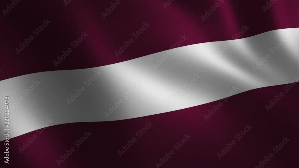 Latvia flag waving 3d. Abstract background. Loop animation. Latvia flag waving 3d. Abstract background. Loop animation.