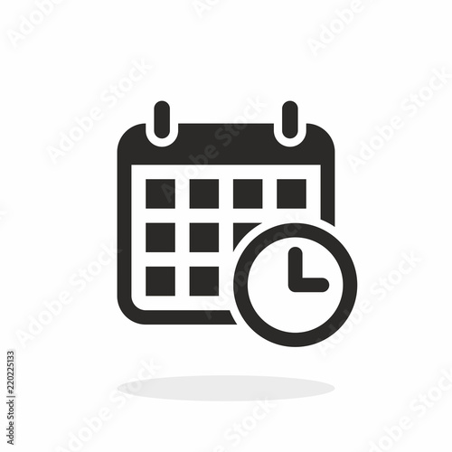 Calendar, schedule vector icon photo