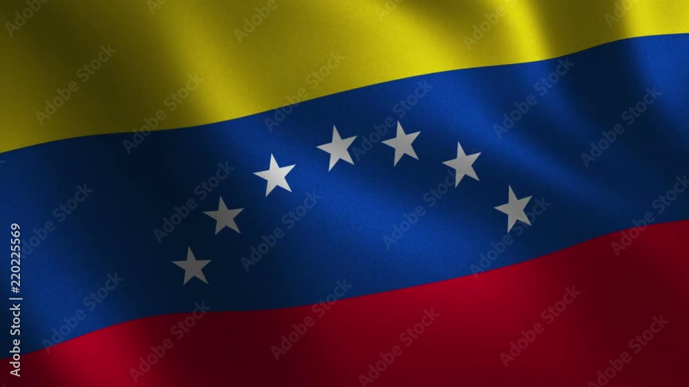 Venezuela flag waving 3d. Abstract background. Loop animation. Venezuela flag waving 3d. Abstract background. Loop animation.
