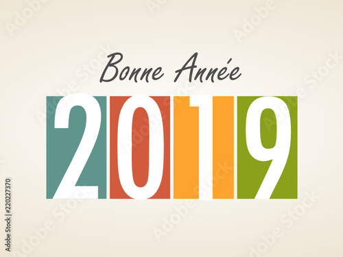 Carte : Bonne année 2019