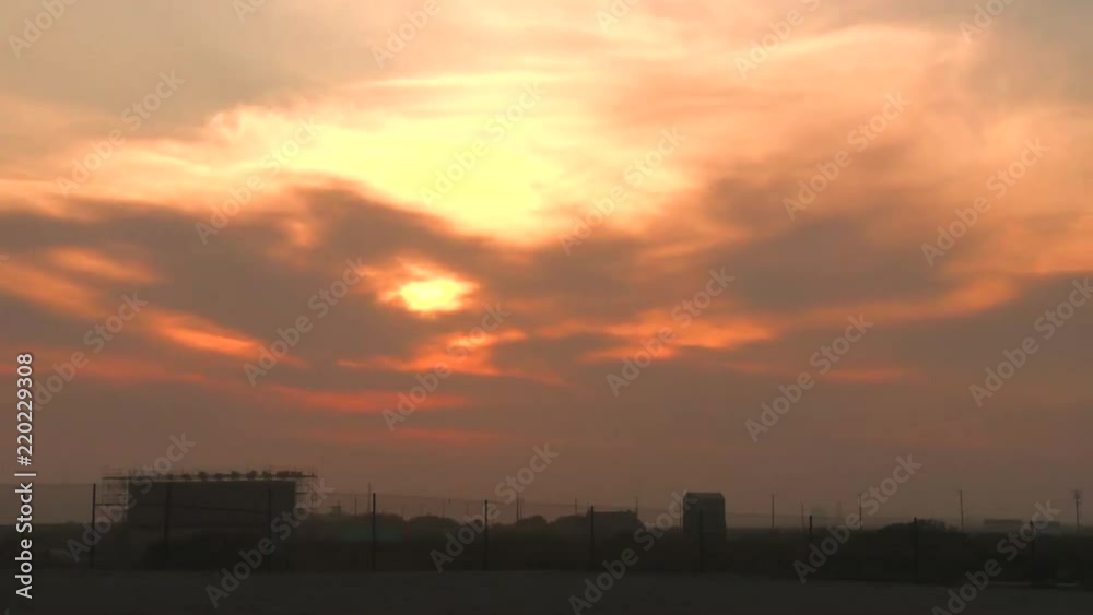 Time-Lapse: Clouds Moving at Sunset Time-Lapse: Clouds Moving at Sunset