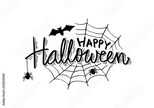 Happy Halloween greeting card