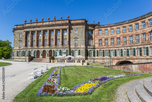 Castle and garden in the Bergpark of Kassel, Germany