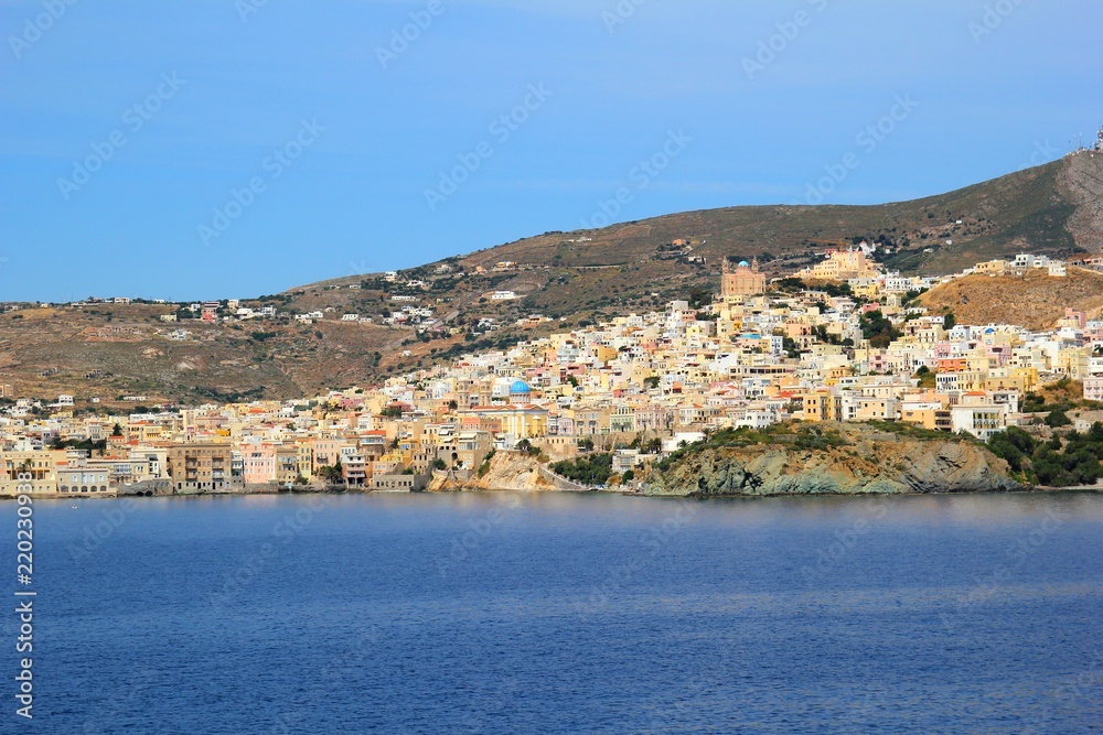 ギリシャのエーゲ海の風景
