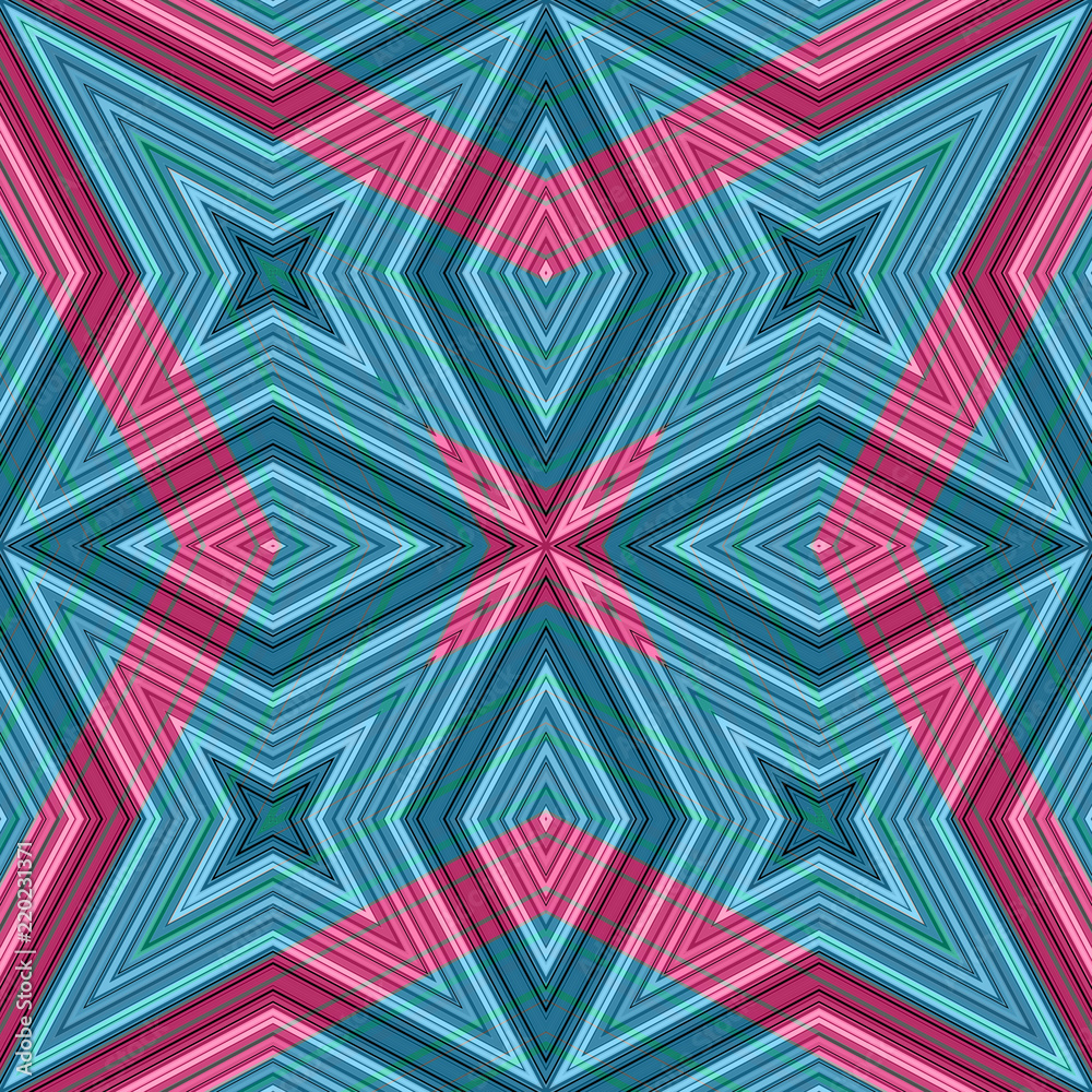 Seamless abstract modern geometrical pattern