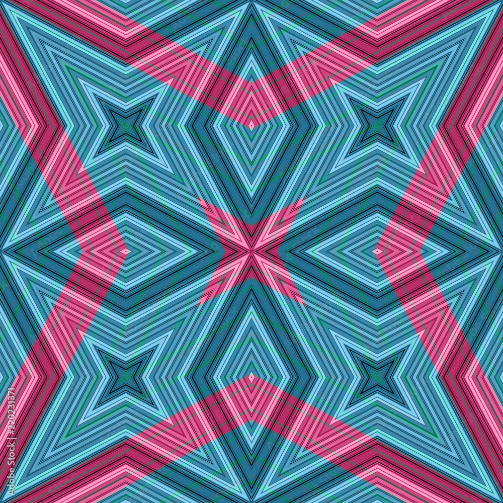 Seamless abstract modern geometrical pattern