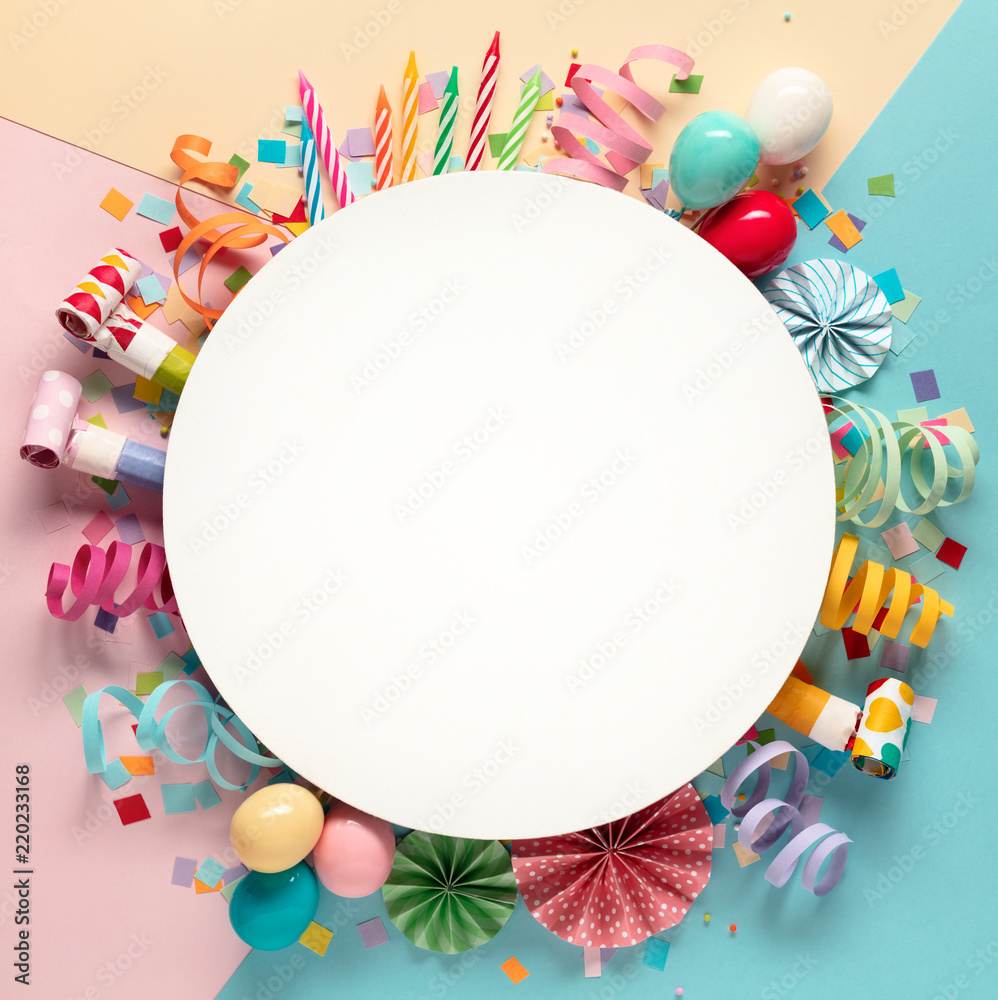 Birthday party background Stock Photo | Adobe Stock