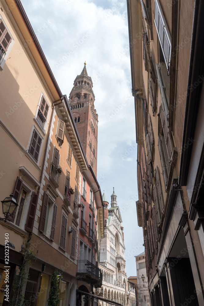Cremona street, Lombardy region, Italy