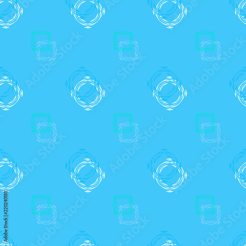 Seamless background pattern with various colored circles.