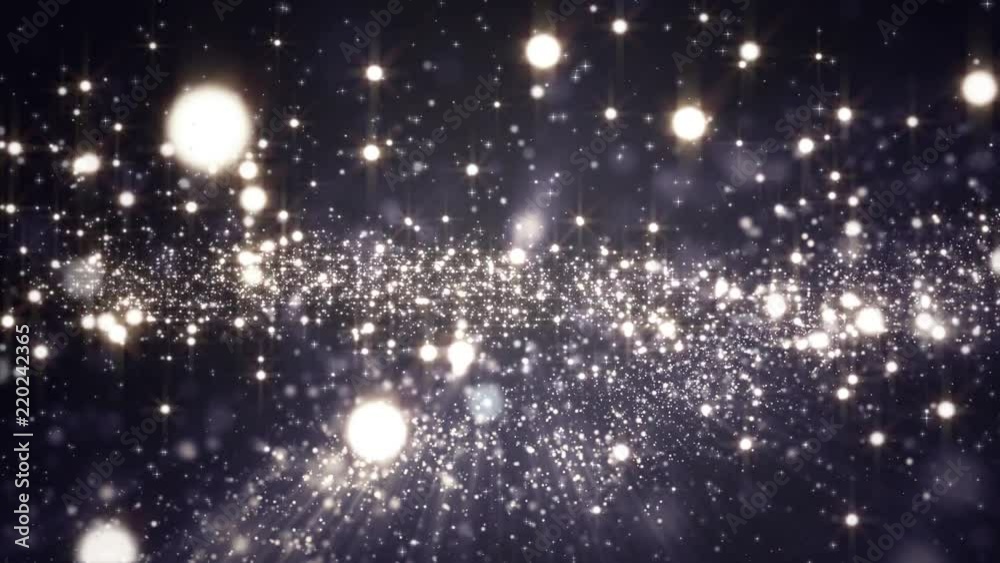 Lights white and black bokeh background. Elegant silver abstract. Disco background with circles and stars. Christmas Animated background. Space background. Seamless loop. Lights white and black bokeh background. Elegant silver abstract. Disco background with circles and stars. Christmas Animated background. Space background. Seamless loop.