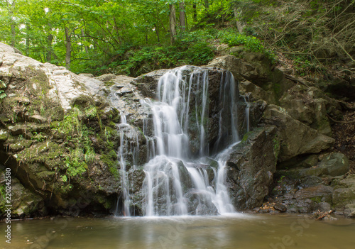 Cascade waterfalls at Patapsco state park  from the left 
