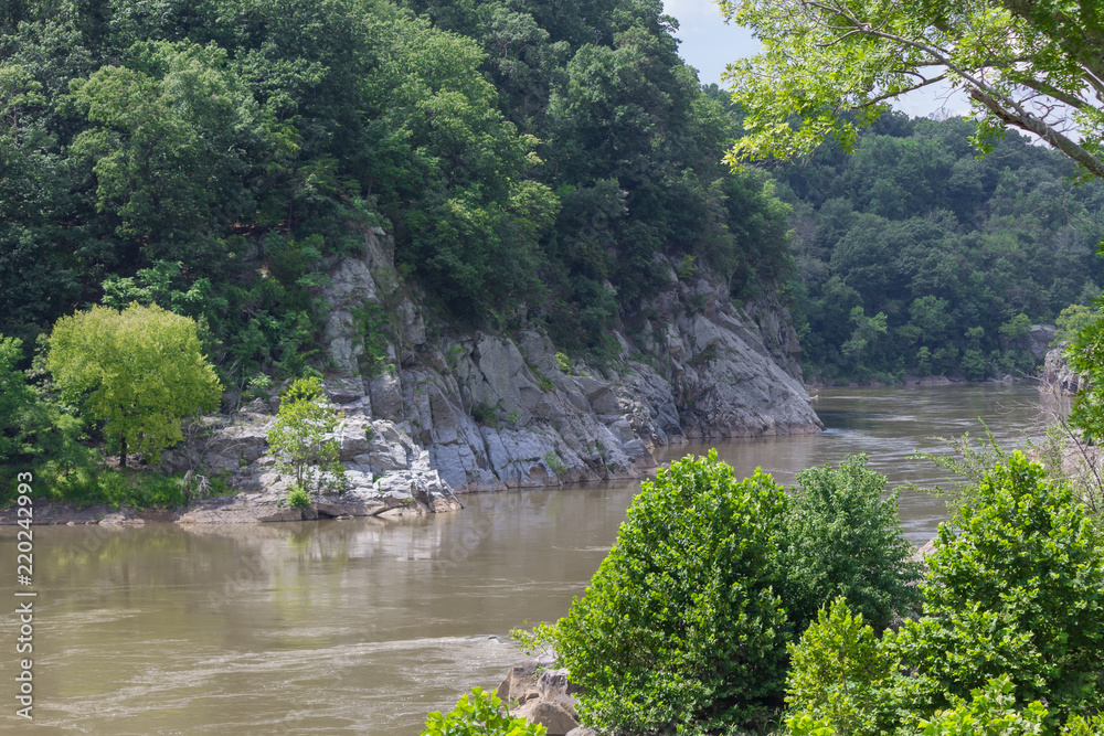 The Potomac River from the Billy Goat Trail off of the C&O Canal The Potomac River from the Billy Goat Trail off of the C&O Canal