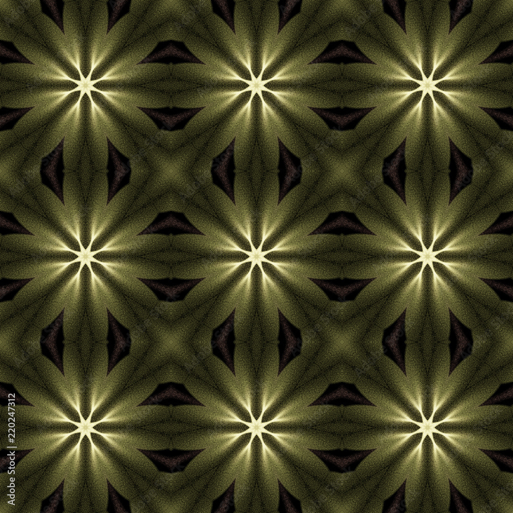 Fototapeta premium Seamless pattern background with multi-colored wavy lines.