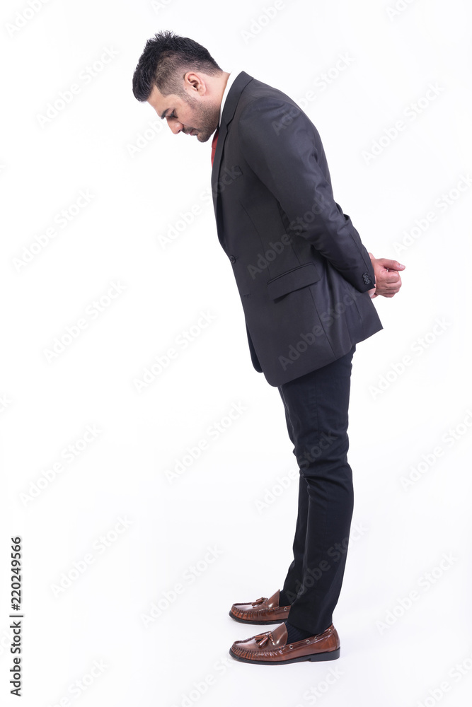 Businessman isolated in white background. Businessman isolated in white background.