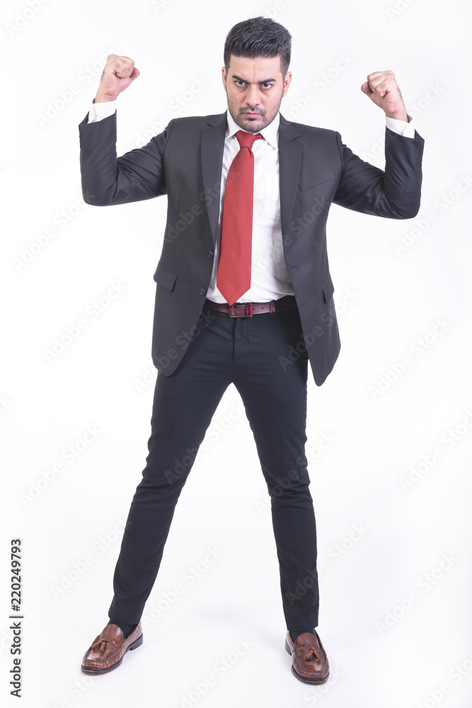 Businessman isolated in white background. Businessman isolated in white background.