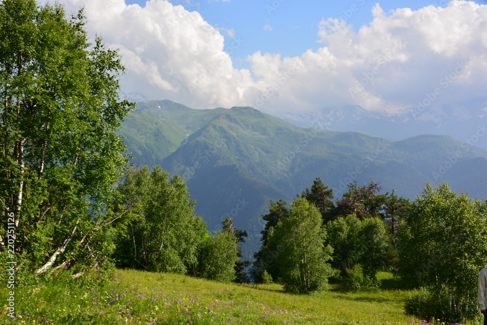 Fototapeta premium Georgia, Svaneti, mountains