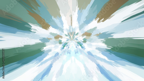 Abstract background with color blots, transitions and bends.
